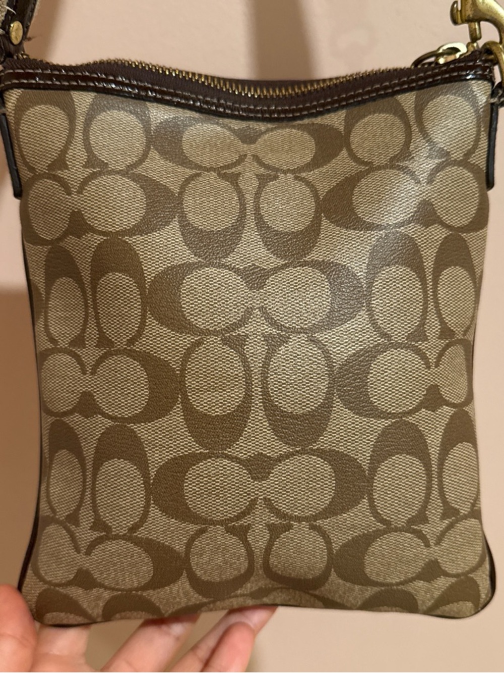 Coach Heritage Stripe Signature Swing Pack crossbody bag - Picture 3 of 5
